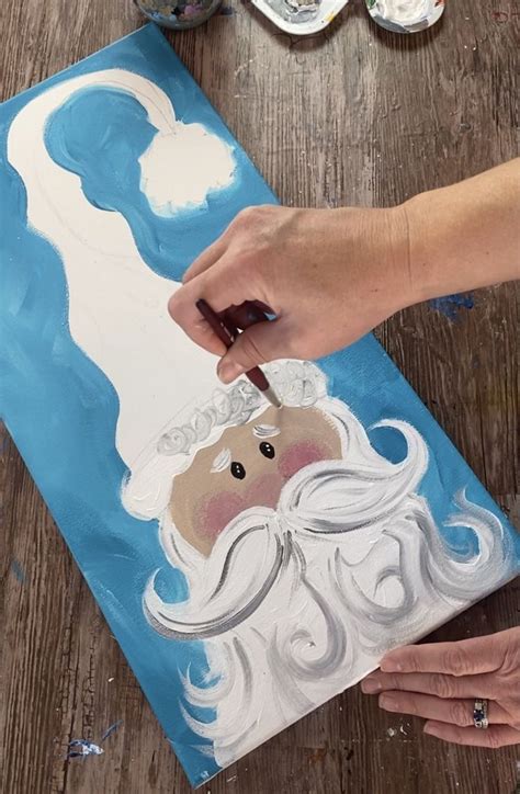 How To Paint A Jolly Whimsical Santa Step By Step Painting