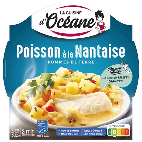 Plat Cuisin Poisson La Nantaise Pomme De Terre Cuisine Oceane La