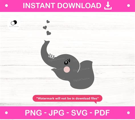 Baby Elefant Svg Baby Elefant Svg Png Elefant Baby Shower Etsy De