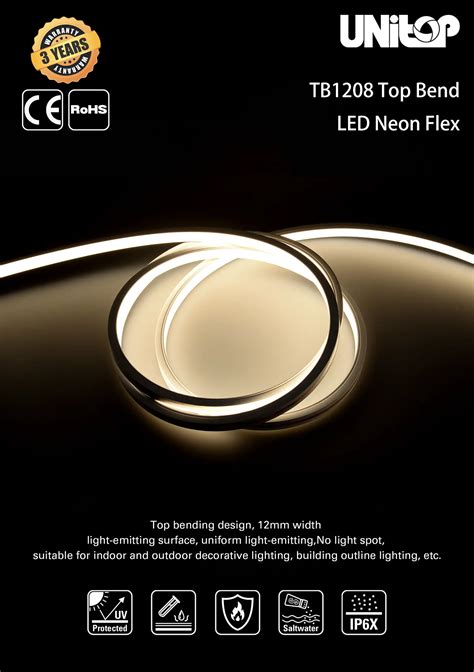 Small Size Top Bend Led Neon Flex Unitop