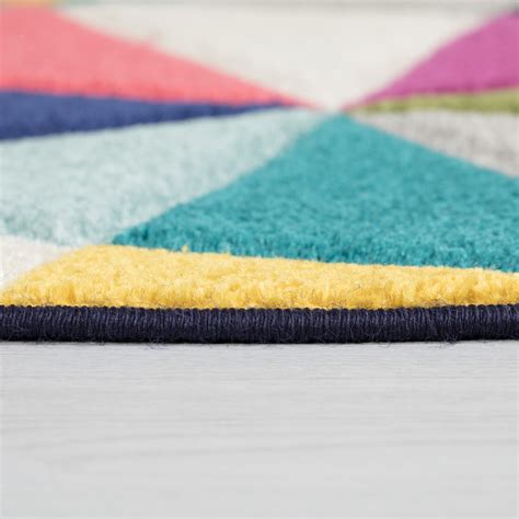 Tapis Design Rond Multicolore Samba Par Flair Rugs