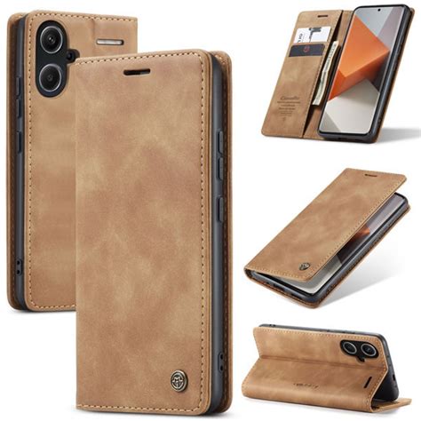 CaseMe Xiaomi Redmi Note 13 Pro Plus Soft PU Retro Leather Flip Wallet