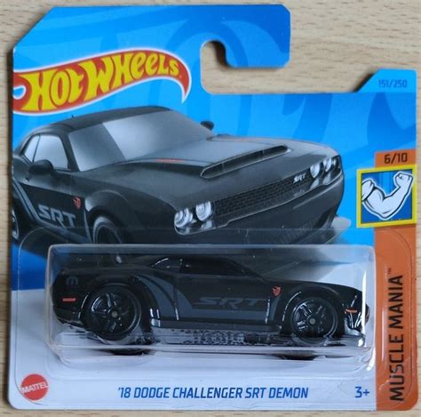 Hot Wheels 18 DODGE CHALLENGER SRT DEMON MUSCLE MANIA Kaufen Auf Ricardo