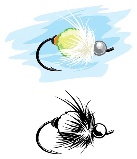 Fly Fishing Lure Vector Art Stock Images Depositphotos