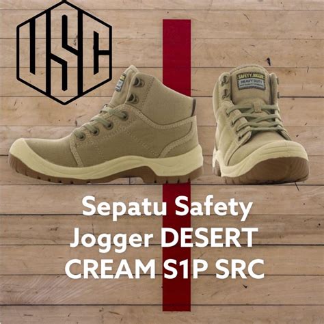 Jual Sepatu Safety Jogger DESERT CREAM S1P SRC Shopee Indonesia