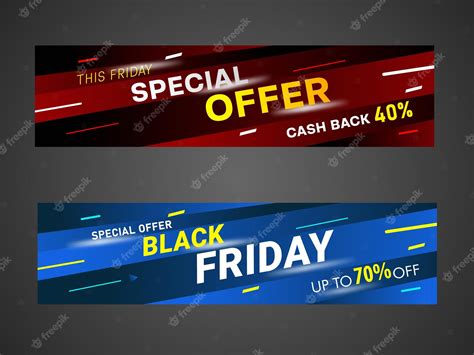 Premium Vector Black Friday Banner Template