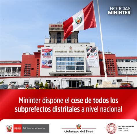 Ministerio Del Interior On Twitter El Mininter Dio Por