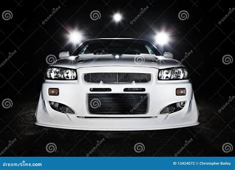 Race Car Night Scene Stock Photography - Image: 13424072