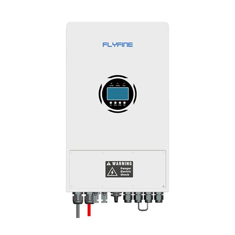 Kw Single Phase Solar Hybrid Inverter Flyfine Lithium Ion