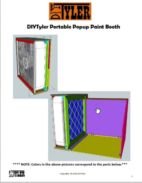 Portable Spray Booth Plans - DIYTyler