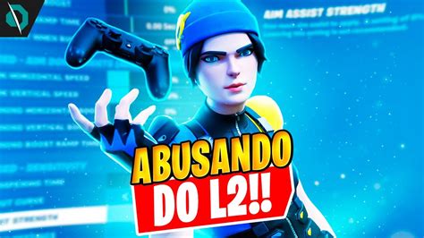 Como ABUSAR DO L2 Na Nova Temporada Do Fortnite Como Aumentar A