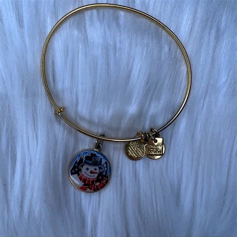 Alex And Ani Jewelry Alex And Ani Shiny Gold Frosty The Snowman