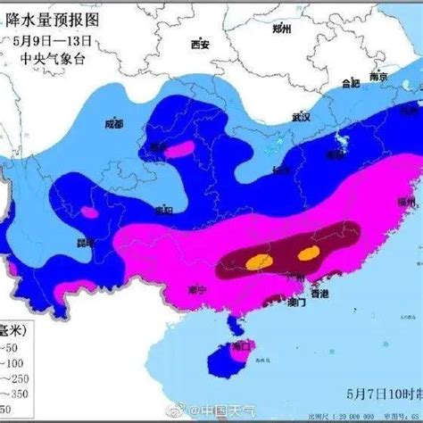 江南华南迎今年来最强降雨，广东广西局地雨量或打破历史极值南方将迎入汛以来最强降雨来源中央气象台