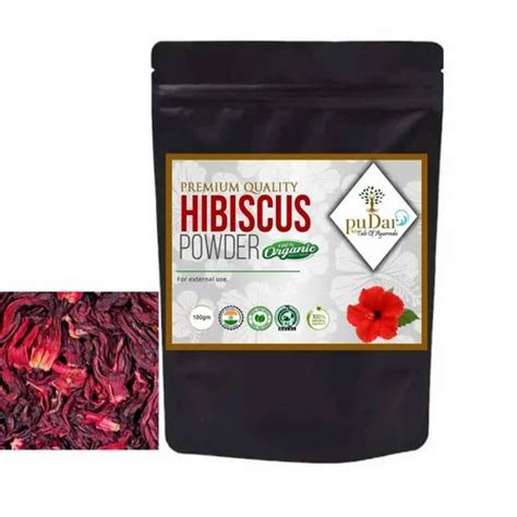 Pure Organic Hibiscus Powder At Rs 150 Pack Hibiscus Flower Powder In Moodbidri Id