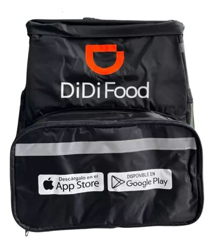 Mochila Repartidor Didi Food Uber Rappi Termica Expandible Env O Gratis