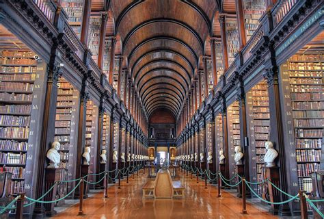 The Long Room In The Old Library At Trinity College Dublin 1