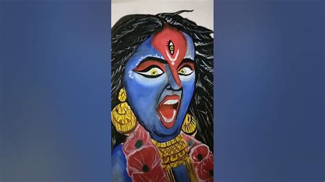 Lord Maha Kali Painting 🙏🙏🙏🙏 Youtube