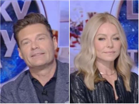 Kelly Ripa reacts as Ryan Seacrest quits morning show Live with Kelly and Ryan on air