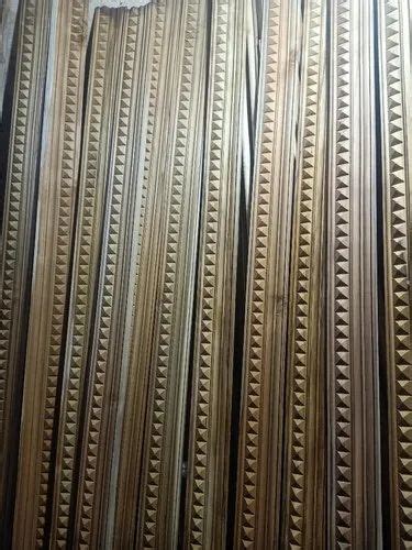 Teak Wood Molding Brown Wooden Moulding For Interior Decoration At Rs