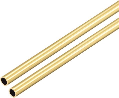 Uxcell Brass Round Tube 300mm Length 4 5mm Od 0 5mm Wall Thickness Seamless