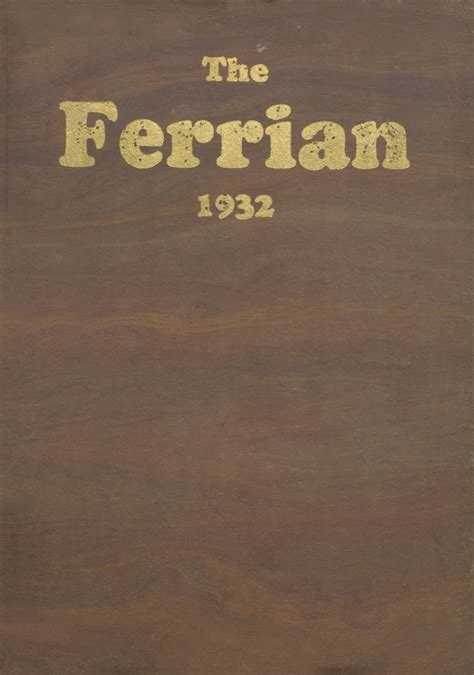 1932 Yearbook From Martins Ferry High School From Martins Ferry Ohio For Sale