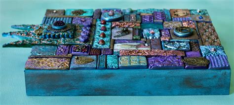 Clay Mosaic Wall Art Polymer Clay Art Mosaic Art Handmade Tiles Clay Wall Decor 3d Clay Wall Art