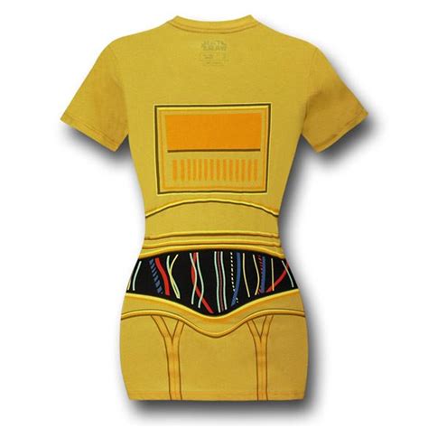 Star Wars C3po Costume Juniors T Shirt