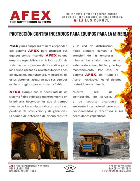 Afex Sistem Serie Protecci N Contra Incendios Para Equipos Para