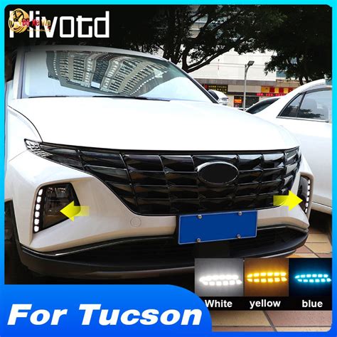 Đèn Led hốc sương mù nhiều màu trang trí HYUNDAI TUCSON 2022 cao cấp