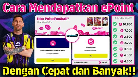 Cara Mendapatkan Efootball Point Dengan Cepat Dan Banyak Di Efootball