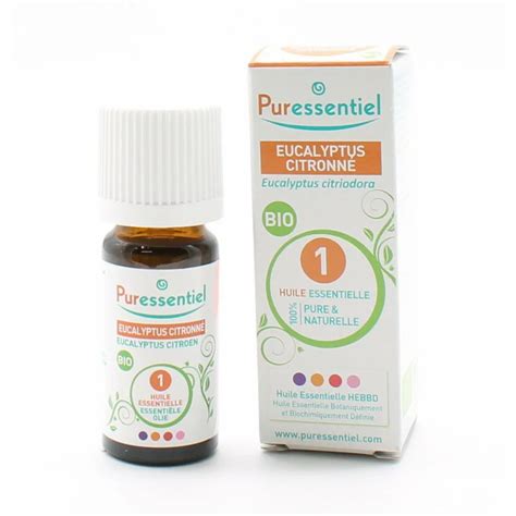 Puressentiel Huile Essentielle Eucalyptus Citronné Bio 10ml