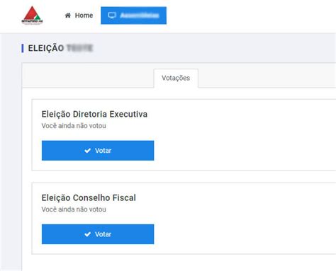 Tutorial Eleições Sinfazfisco Mg 2020