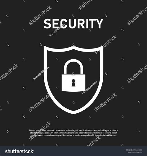 Security Sheild Icon Symbol Safety Internet Vector De Stock Libre De