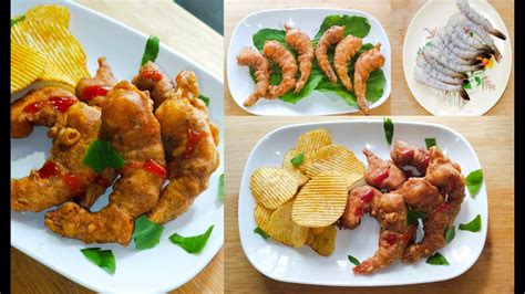 Crispy Prawns Fry Recipe Easy Quick Delicious Prawns Fry Recipe How