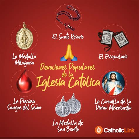 Infografía Devociones populares de la Iglesia Católica Catholic Link