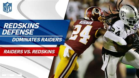 Washington S Defense Dominates Oakland Raiders Vs Redskins Wk 3