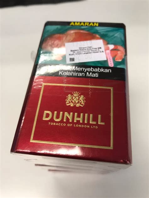 Rokok Dunhill Classic Langkawi Free Duty 5 Kotak X 20