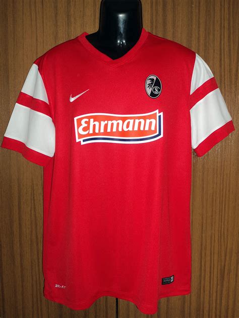 Freiburg Home Football Shirt Sponsored By Ehrmann