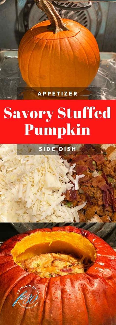 Simple And Delicious Savory Stuffed Pumpkin Is A Fall Party Hit