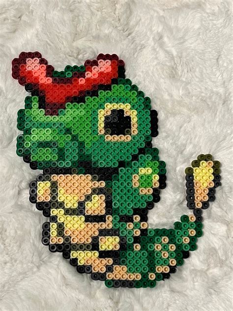 Caterpie Perler Bead Art Etsy