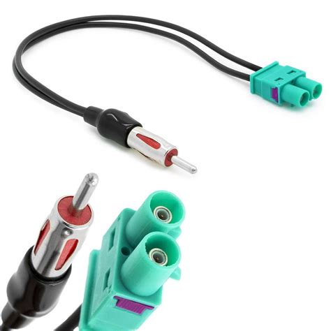 Cable Adaptateur Fakra Iso Male Fiat Alfa Romeo Kia Chrysler Neuf