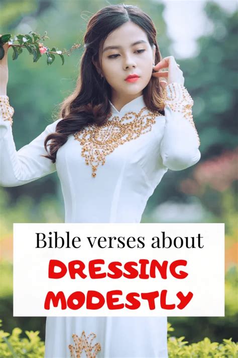 Bible Verses About Dress Code And Dressing Modestly Scriptures