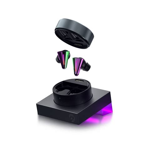 Angry miao CYBERBLADE Wireless Gaming Earbuds, Active Noise Cancelling Bluetooth Earbuds with
