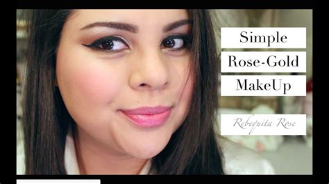 Simple Rose Gold Makeup Valentines Day Makeup 2016 Full Face