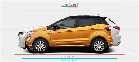 Abmessungen Ford EcoSport 2017 Heute Vs Mazda CX 60 2022 Heute