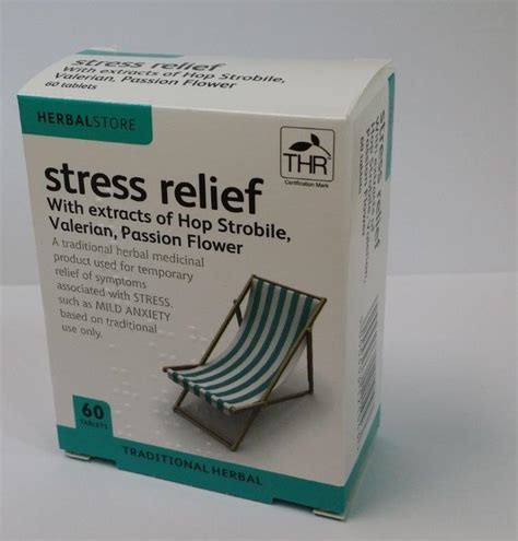 Herbal Store Stress Relief Tablets | British Herbal Medicine Association