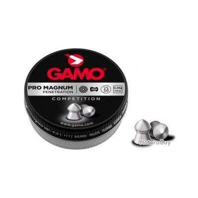 Plombs Pro Magnum Gamo tête pointue calibre 4 5 mm Plombs pour air