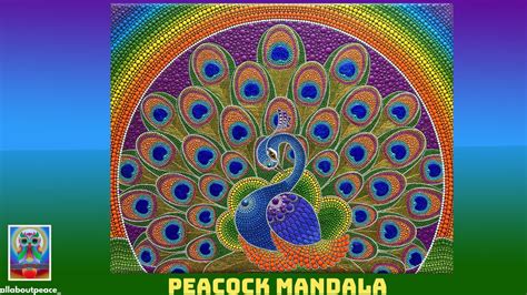 Peacock Mandala Dot Art Arum S Mandalas Youtube