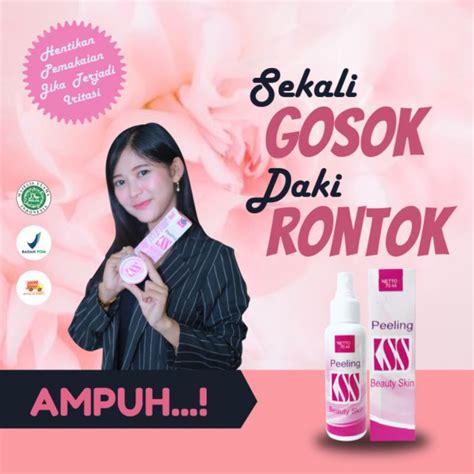 Jual PEELING KSS BEAUTY SKIN PERONTOK DAKI 70ML ORIGINAL MENGANGKAT