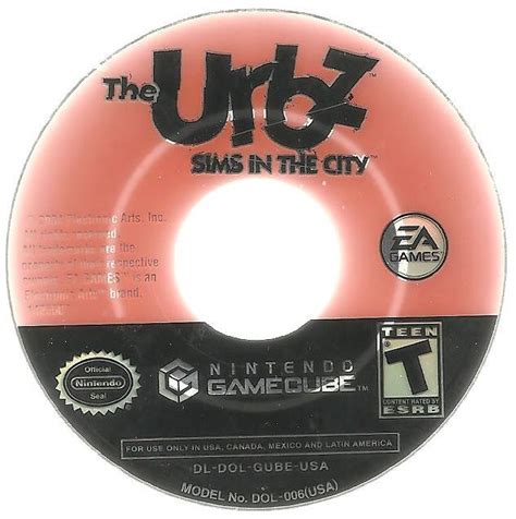 The Urbz Sims In The City 2004 Gamecube Box Cover Art Mobygames
